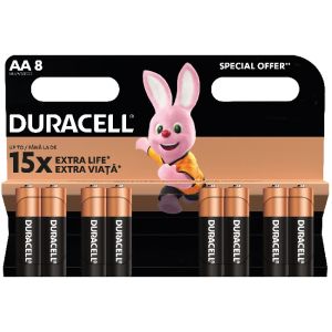 Батерия Duracell 1.5V LR6/AA - 8бр.