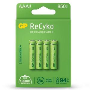 Презареждаща батерия GP R03 AAA 850 mAh NiMH - 4бр.