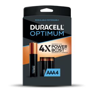 Алкална батерия Duracell Optimum 1.5V AAA - 4бр.