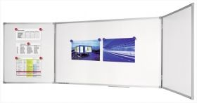 Магнитна тройна бяла дъска Legamaster 100x200/400см
