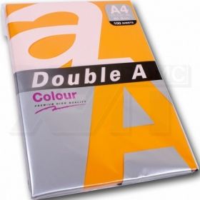 ЦВЕТНА ХАРТИЯ Double A наситен оранж  A4 50 л. 80g  