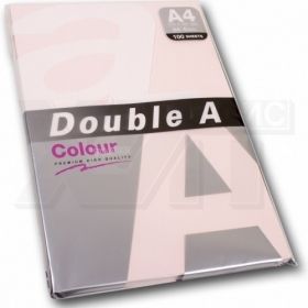 ЦВЕТНА ХАРТИЯ Double A розов пастел A4 50 л. 80g  