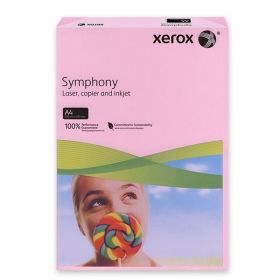 Цветен картон Xerox розов A4 250 л. 1600g  
