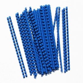 Пластмасови гребени  за подвързване 19 mm до 180 листа Син 100бр. 