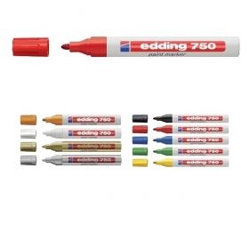 Paint маркер Edding 750 Червен
