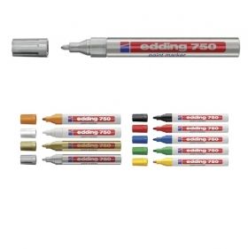 Paint маркер Edding 750 Сребрист