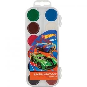Водни бои Kite Hot Wheels 12 цвята