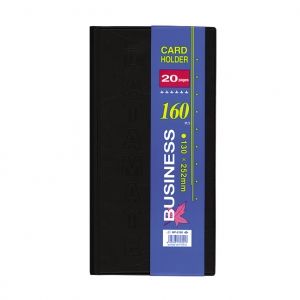 Визитник 160 визитки Business - черен