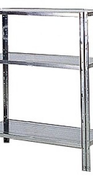 МЕТАЛЕН СТЕЛАЖ 3 рафта Crosse 750х300х1450 мм сив