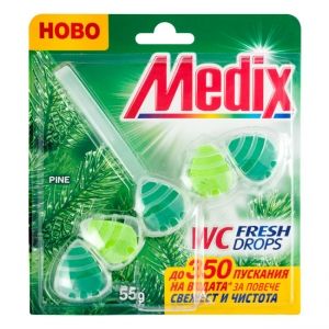 Ароматизатор WC Medix Drops 5 топчета Pine