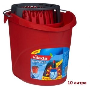 Овална кофа с цедка Vileda Super Mocio10 l