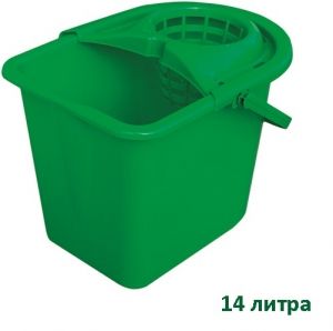 Овална кофа с цедка York 14 l