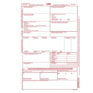 Международна товарителница CMR / ЧМР 1, обр. IRU 2007, химизирана A4 12/7