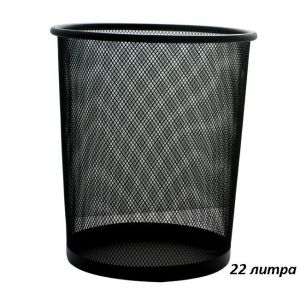 Кошче метална мрежа черен 