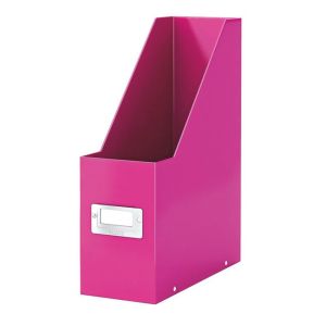 Вертикална поставка картон Leitz Wow Colours - розова