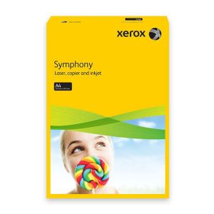 Цветен картон Xerox наситено жълт A4 250 л. 160 g/m2 Нюансиран