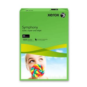 Цветен картон Xerox тъмно зелен A4 250 л. 160 g/m2 Наситен