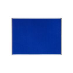 Коркова дъска с дървена рамка Earth-It - синъо покритие, 90x180см
