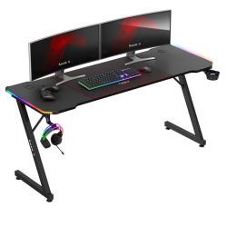 Геймърско бюро Hero 4.8 RGB, 160см