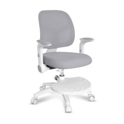 Детски въртящ се стол стол Junior 5.0 - сив