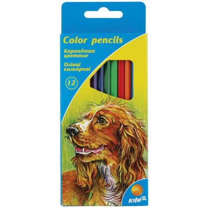 Цветни моливи Kite Dog 12 цвята