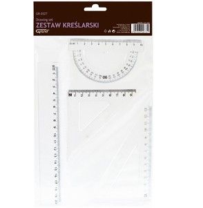 Комплект за чертане Grand GR-032T Прозрачен