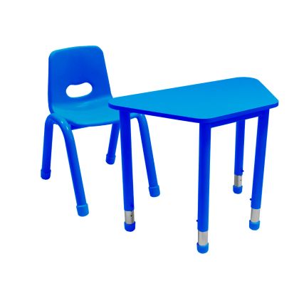 Регулируема модулна маса и стол KORI, комплект