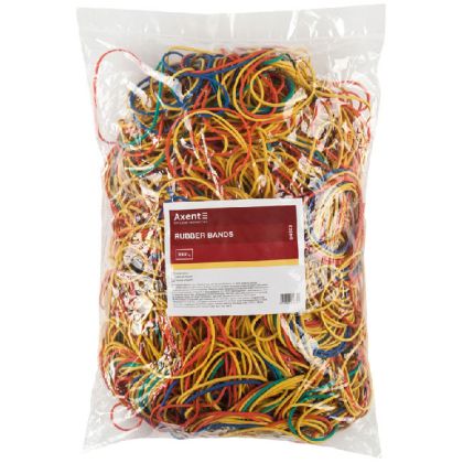 Ластици цветни Delta by Axent - 1kg 60mm
