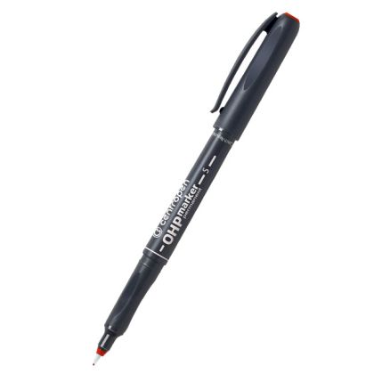 Перманентен тънкописец Centropen OHP 2634 S - син, зелен, червен, черен