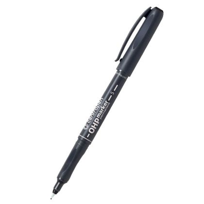 Перманентен тънкописец Centropen OHP 2634 S - син, зелен, червен, черен