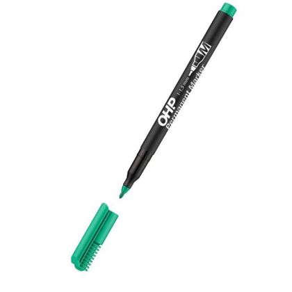 Перманентен маркер Ico OHP M - син, зелен, червен, черен