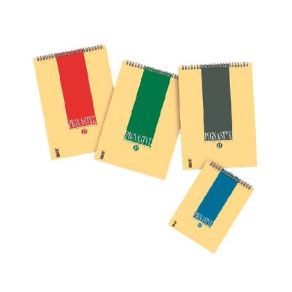 Бележник Pigna Style със спирала А6 - каре, 60л.