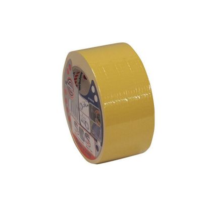 Лепяща универсална лента тиксо Eurocel - 50mm x 25m - жълт