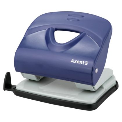Перфоратор Axent Exakt Бордо до 30листа - син, бордо, черен 