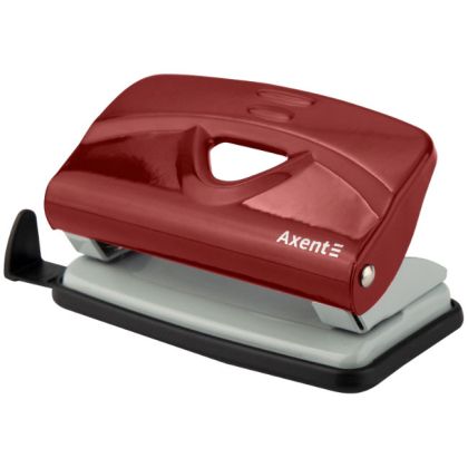 Перфоратор Axent Exakt до 10листа - син, бордо, черен