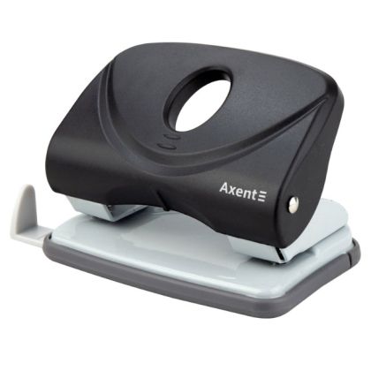 Перфоратор Axent Welle Plastic до 20листа - син, бордо, черен