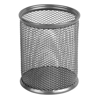 Метален кръгъл моливник Axent