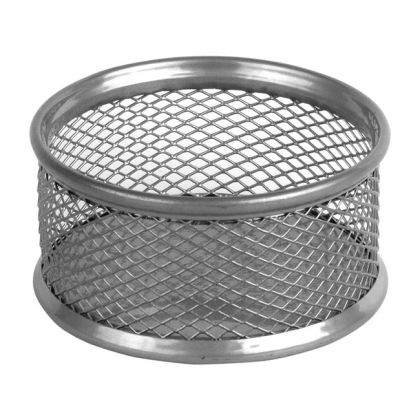 Метална поставка за кламери Axent - бял, сив, черен