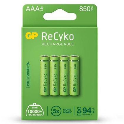 Презареждаща батерия GP R03 AAA 850 mAh NiMH - 4бр.