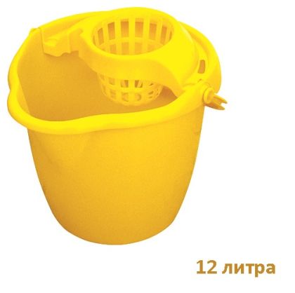 Кръгла кофа с цедка York 12 l