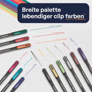 Комплект цветни химикалки Geltron Fashion Gel Unomax - 0.6мм, 12 цвята