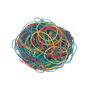 Ластици цветни Delta by Axent - 50g 60mm