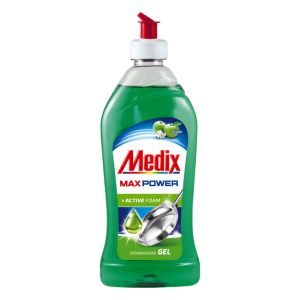 Препарат за съдове Medix Max Power Gel Apple - 415ml