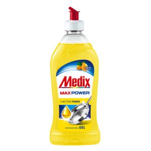 Препарат за съдове Medix Max Power Gel Sunny Lemon - 415ml