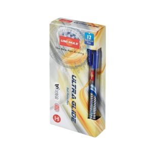 Химикалка Unimax Ultraglide foil 1мм,- син, черен