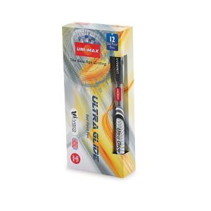 Химикалка Unimax Ultraglide foil 1мм,- син, черен