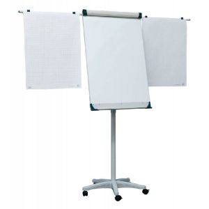 Магнитен флипчарт с две рамена и колелца 2x3 Office TF02