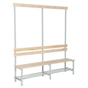 Закачалка за съблекалня с пейка 180-4 - 2000х1800х410мм