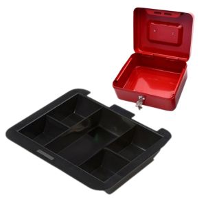 Метална каса - Yanda, 20x16x9см