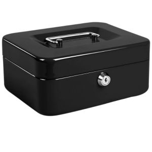 Метална каса - Yanda, 20x16x9см